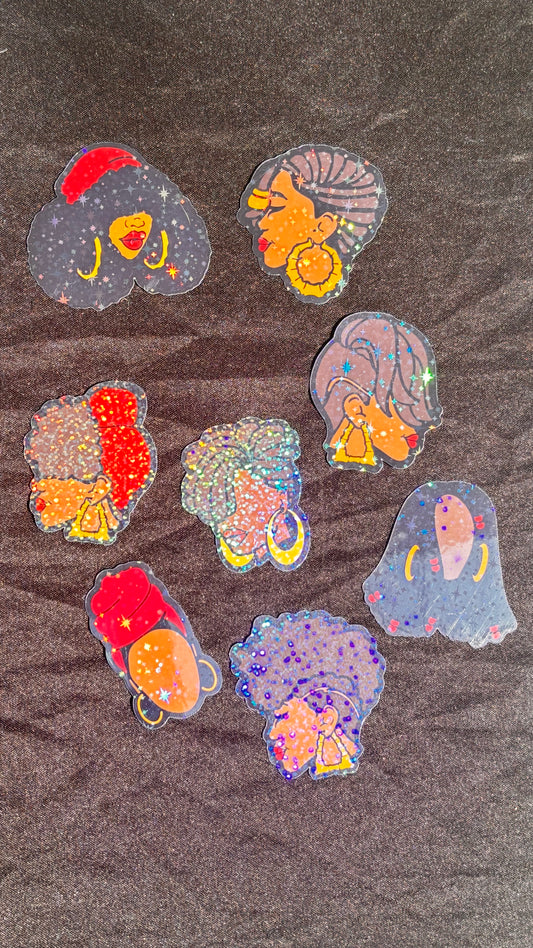 Fly Gurl Hairstyles Sticker Bundle