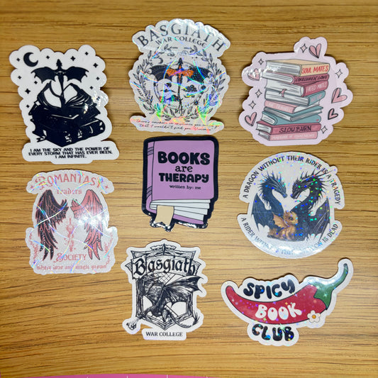 Fantasy Bookish Sticker Bundle