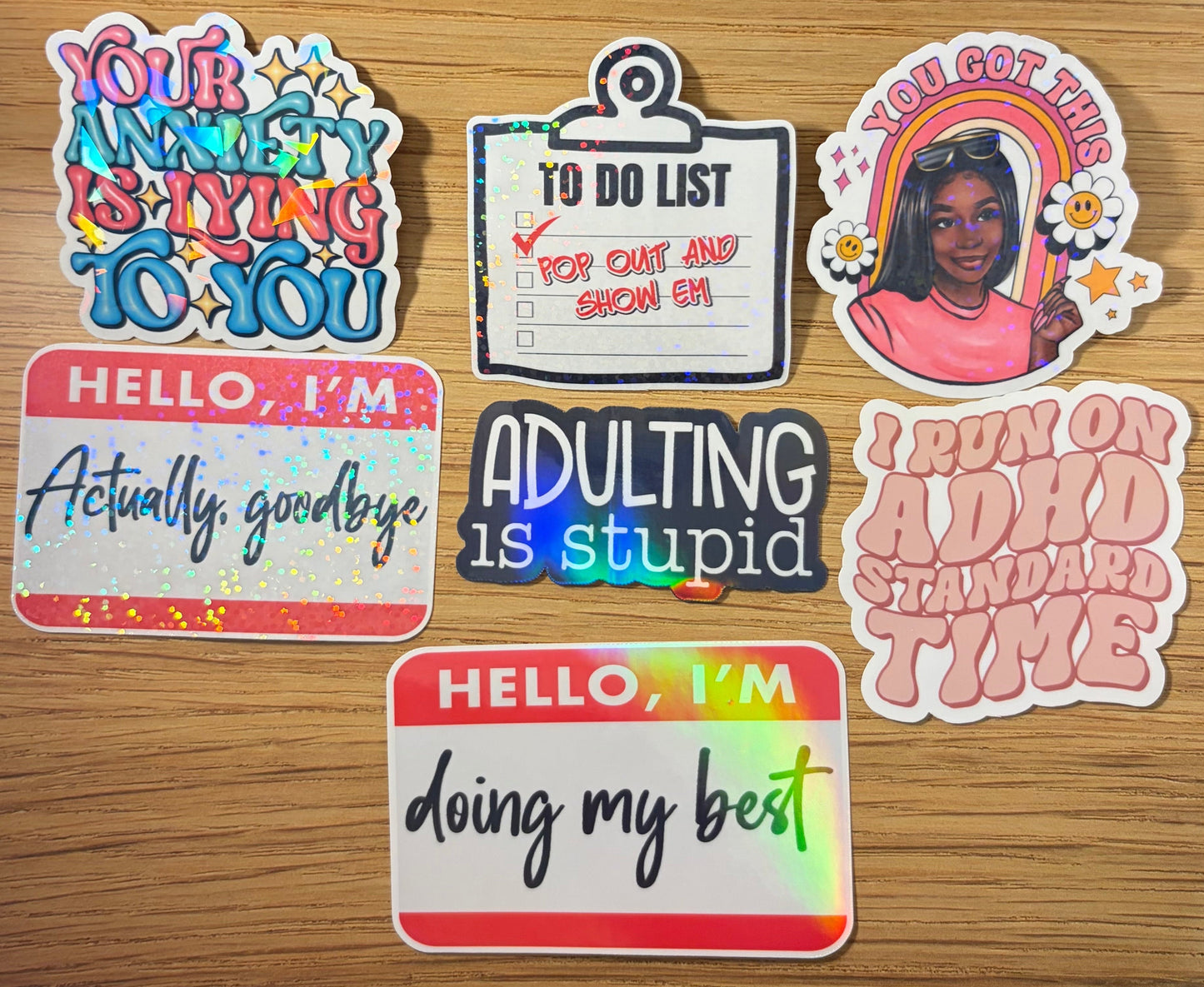 ADHD Adulting is Stupid Sticker Bundle