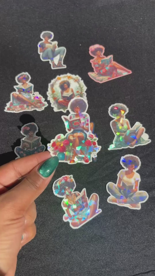 Blk Gurl Bookish Sticker Bundle