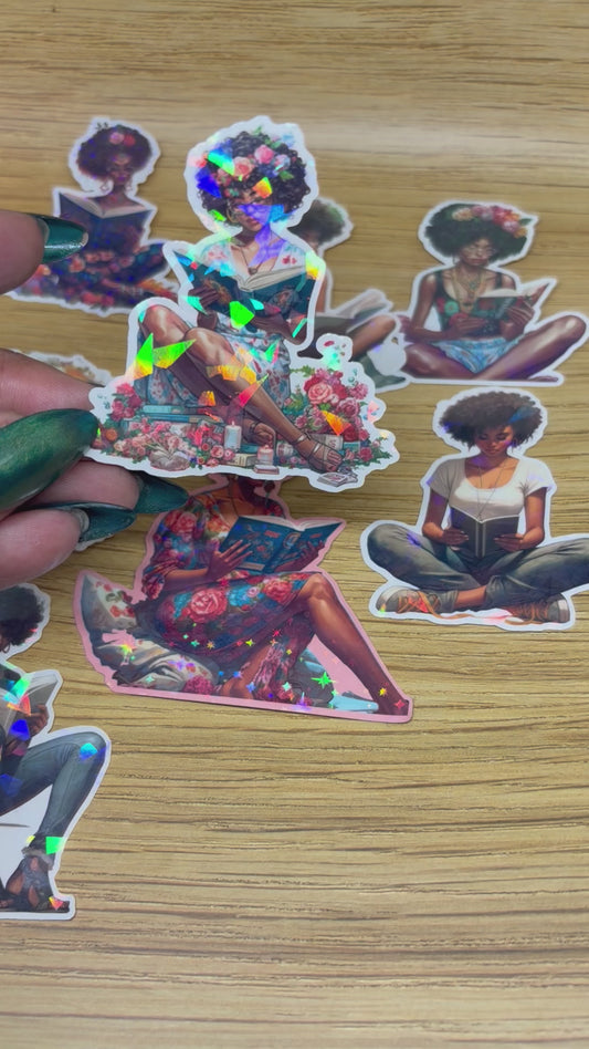 Blk Gurl Bookish Sticker Bundle